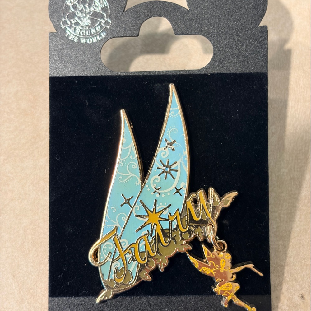 Disney Fairy Wings with Tinker Bell Dangling Pin